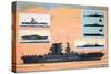The Uss Saratoga, Converted from a Battle Cruiser to Become an Aircraft Carrier-John S. Smith-Stretched Canvas