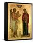 The Ustiug Annunciation, circa 1130-40-null-Framed Stretched Canvas