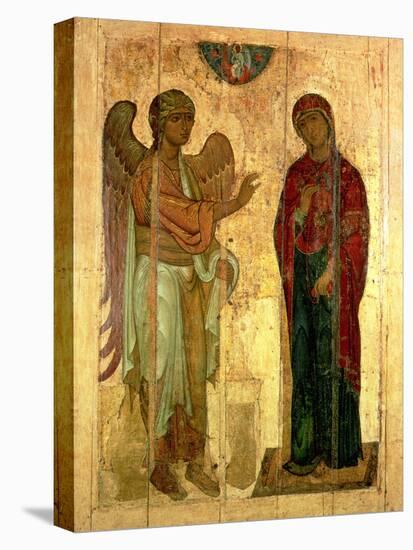 The Ustiug Annunciation, circa 1130-40-null-Stretched Canvas