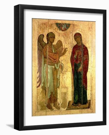 The Ustiug Annunciation, circa 1130-40-null-Framed Giclee Print