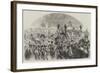 The Usual State Procession of Her Majesty to Open Parliament-null-Framed Giclee Print