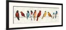 The Usual Suspects (Birds on a Wire)-Avery Tillmon-Framed Art Print