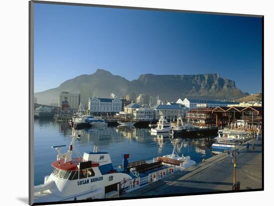 The V & A Waterfront and Table Mountain Cape Town, Cape Province, South Africa-Fraser Hall-Mounted Photographic Print