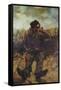 The Vagabond-Gustave Courbet-Framed Stretched Canvas