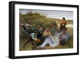 The Vagrants, 1868-Fred Walker-Framed Giclee Print