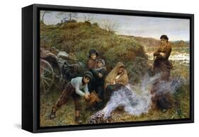 The Vagrants, 1868-Fred Walker-Framed Stretched Canvas