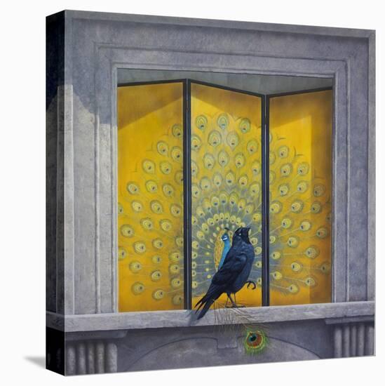 The Vain Jackdaw-Tim Hayward-Stretched Canvas