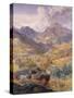 The Val D'Aosta, 1858-John Brett-Stretched Canvas