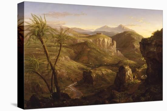 The Vale and Temple of Segestae, Sicily, 1844 (Oil on Canvas)-Thomas Cole-Stretched Canvas