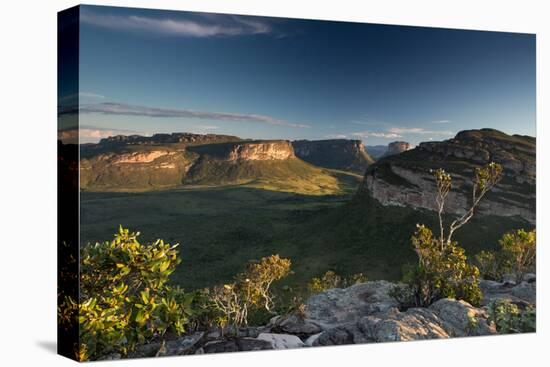 The Vale Do Pati Seen from Pai Inacio Mountain-Alex Saberi-Stretched Canvas