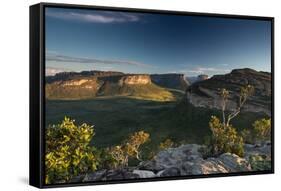 The Vale Do Pati Seen from Pai Inacio Mountain-Alex Saberi-Framed Stretched Canvas