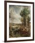 The Vale of Dedham, 1828-John Constable-Framed Giclee Print