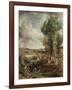 The Vale of Dedham, 1828-John Constable-Framed Giclee Print