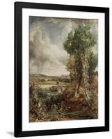 The Vale of Dedham, 1828-John Constable-Framed Giclee Print