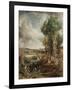 The Vale of Dedham, 1828-John Constable-Framed Giclee Print