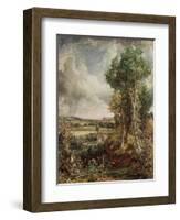 The Vale of Dedham, 1828-John Constable-Framed Giclee Print