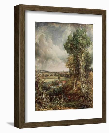 The Vale of Dedham, 1828-John Constable-Framed Giclee Print