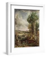 The Vale of Dedham, 1828-John Constable-Framed Giclee Print