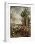 The Vale of Dedham, 1828-John Constable-Framed Giclee Print