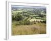 The Vale of Evesham from the Main Ridge of the Malvern Hills, Worcestershire, England-David Hughes-Framed Photographic Print