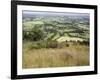 The Vale of Evesham from the Main Ridge of the Malvern Hills, Worcestershire, England-David Hughes-Framed Photographic Print
