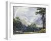 The Vale of Ffestiniog, from Tan-Y-Bwlch Hall-J. M. W. Turner-Framed Giclee Print