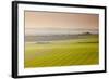 The Vale of Pewsey at First Light, Wiltshire, England, United Kingdom, Europe-Julian Elliott-Framed Photographic Print