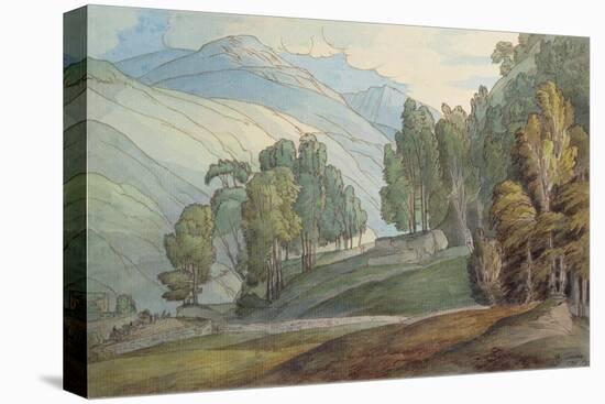 The Vale of St. John, 1786-Francis Towne-Stretched Canvas