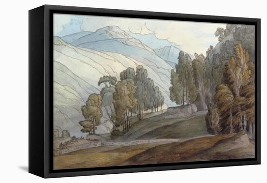 The Vale of St John, Cumberland, 1786-Francis Towne-Framed Stretched Canvas