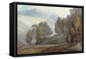 The Vale of St John, Cumberland, 1786-Francis Towne-Framed Stretched Canvas