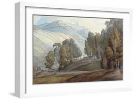 The Vale of St John, Cumberland, 1786-Francis Towne-Framed Giclee Print