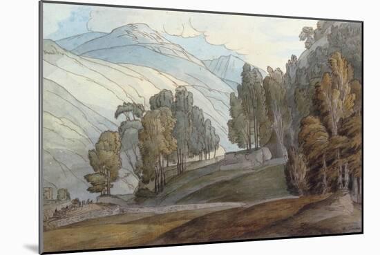 The Vale of St John, Cumberland, 1786-Francis Towne-Mounted Giclee Print