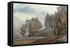 The Vale of St John, Cumberland, 1786-Francis Towne-Framed Stretched Canvas