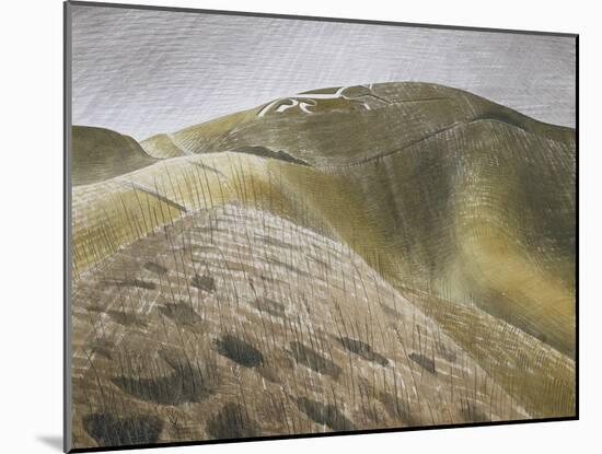 The Vale of the White Horse-Eric Ravilious-Mounted Giclee Print