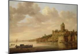 The Valkhof at Nijmegen, 1650-Aelbert Cuyp-Mounted Giclee Print