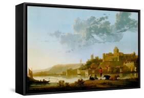 The Valkhof At Nijmegen-Aelbert Cuyp-Framed Stretched Canvas