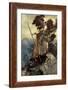 The Valkyrie / Die Walküre-Arthur Rackham-Framed Giclee Print