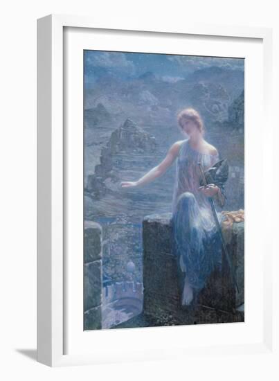 The Valkyrie's Vigil, 1906-Edward Robert Hughes-Framed Giclee Print