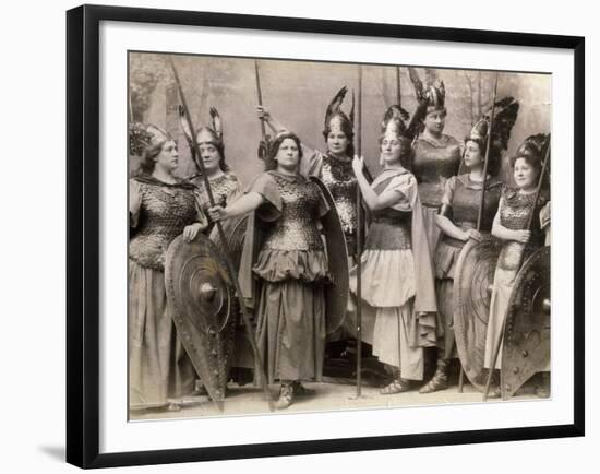 The Valkyrie, Scene from Opera, Bayreuth, 1896-Richard Wilson-Framed Giclee Print
