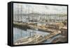 The Vallejo St. Wharf-Stanton Manolakas-Framed Stretched Canvas