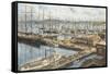 The Vallejo St. Wharf-Stanton Manolakas-Framed Stretched Canvas