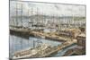 The Vallejo St. Wharf-Stanton Manolakas-Mounted Giclee Print