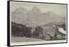 The Valley and Town of Schwytz, the Birthplace of the Swiss Confederation, 1291-null-Framed Stretched Canvas