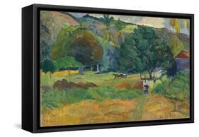 The Valley (Le Vallo), 1892-Paul Gauguin-Framed Stretched Canvas