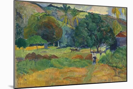 The Valley (Le Vallo), 1892-Paul Gauguin-Mounted Giclee Print