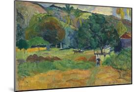 The Valley (Le Vallo), 1892-Paul Gauguin-Mounted Giclee Print