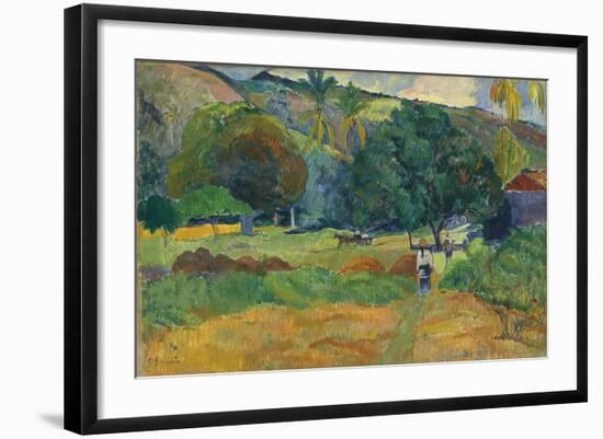 The Valley (Le Vallo), 1892-Paul Gauguin-Framed Giclee Print