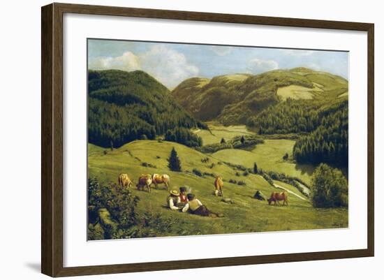 The Valley Near Sankt Blasien, 1882-Hans Thoma-Framed Giclee Print