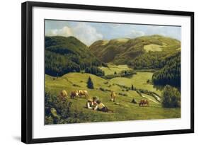 The Valley Near Sankt Blasien, 1882-Hans Thoma-Framed Giclee Print