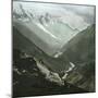 The Valley of Argentière and Chamonix, Seen from the Col De Balme Mountain Pass (Savoy)-Leon, Levy et Fils-Mounted Photographic Print